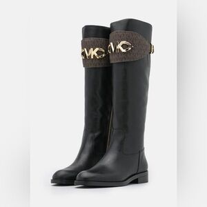 NIB Michael Kors Izzy Tall Leather Riding Boots